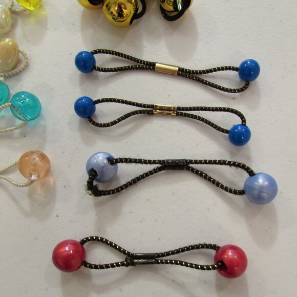 Double Bead Elastic Hair Ties Older and Newer - Picture 5 of 8